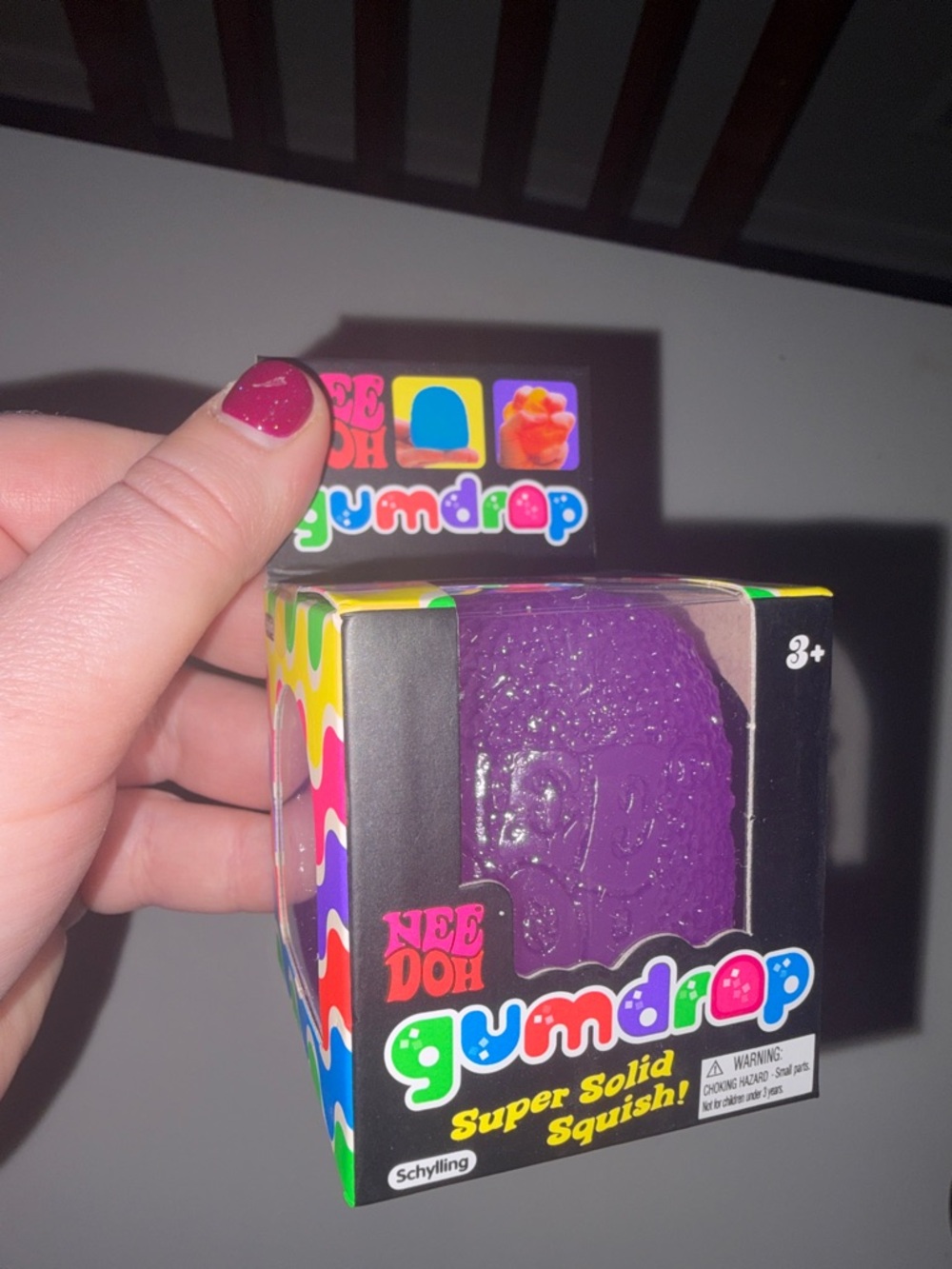 Trendy Brand New NeeDoh Gumdrop Super Solid Squish - Purple🔥
